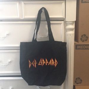 Def Leppard Black tote bag